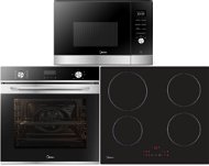 MIDEA 7NM30D0 + MIDEA MIH 653A + MIDEA TG925H3B - Oven, Cooktop and Microwave Set