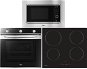 MIDEA 7NM20M1 + MIDEA MIH 653A + MIDEA AG820A3A - Oven, Cooktop and Microwave Set