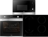 MIDEA 7NM30D0 + MIDEA MIH 616AC + MIDEA TG925H3B - Oven, Cooktop and Microwave Set