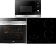 MIDEA 7NA30T1 + MIDEA MIH 616AC + MIDEA TG925H3B - Oven, Cooktop and Microwave Set