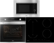 MIDEA 7NM30D0 + MIDEA MIH 616AC + MIDEA AG820A3A - Oven, Cooktop and Microwave Set