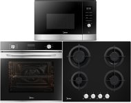 MIDEA 7NM30D0 + MIDEA MG60K503GB-CZ +  MIDEA TG925H3B - Oven, Cooktop and Microwave Set