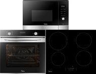 MIDEA 7NM30D0 + MIDEA MIH 654A + MIDEA TG925H3B - Oven, Cooktop and Microwave Set