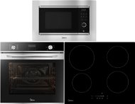 MIDEA 7NM30D0 + MIDEA MIH 654A + MIDEA AG820A3A - Oven, Cooktop and Microwave Set