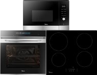 MIDEA 7NA30T1 + MIDEA MIH 654A + MIDEA TG925H3B - Oven, Cooktop and Microwave Set