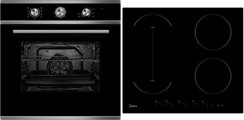 MIDEA 65M90M1 + MIDEA MIH 616AC - Oven & Cooktop Set - Main image
