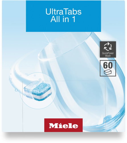 MIELE UltraTabs All-in-1, 60pcs - Dishwasher Tablets - Main image