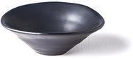 Made In Japan Modern Black Bowl Irregular Shape 14 x 12cm 100ml - Small Bowl