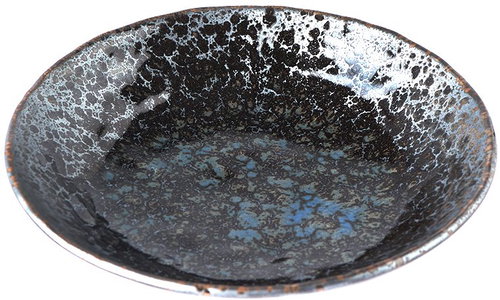 Made In Japan Black Pearl Large Shallow Bowl 24cm 0.7l - Bowl - Main image