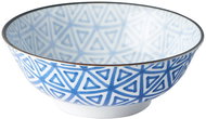 Made In Japan Triangle Indigo Ikat Large Bowl 20cm 800ml - Bowl
