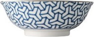Made In Japan Herringbone Indigo Ikat Large Bowl 20cm 0.8l - Bowl