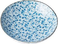 Bowl Made In Japan Blue Daisy Shallow Bowl 21cm 500ml - Mísa