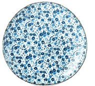 Made In Japan Blue Daisy Shallow Plate 19cm - Plate