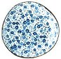 Plate Made In Japan Blue Daisy Small Shallow Plate 12cm - Talíř