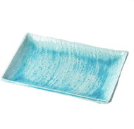 Made In Japan Plate for Sushi and Sashimi Turquoise 29 x 13cm - Plate