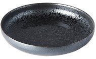 Made In Japan Black Pearl Shallow Plate with High Rim 22cm - Plate