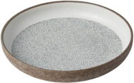 Made In Japan Plate with high rim Crazed Grey, 1 piece, 22 cm - Plate