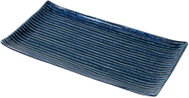 Made in Japan Serving plate Contour 24 x 15 cm, blue, ceramic - Plate