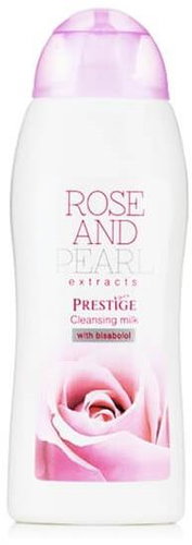 PRESTIGE Rose and Pearl Čistící pleťové mléko s výtažky z Perly a Bulharské růže 200 ml - Face Milk - Main image
