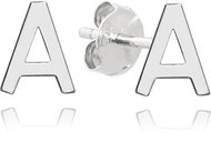 MINET Silver earrings letter "A" (Ag 925/1000, 0,7 g) - Earrings