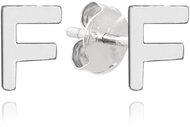 MINET Silver earrings letter "F" (Ag 925/1000, 0,7 g) - Earrings