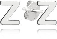 MINET Silver earrings letter "Z" (Ag 925/1000, 0,85 g) - Earrings