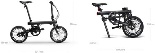 xiaomi mi qicycle electric folding bicycle