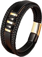 Bracelet Leather bracelet - BXXG1331-2 -21cm - Náramek