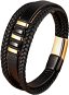 Bracelet Leather bracelet - BXXG1331-2 -21cm - Náramek