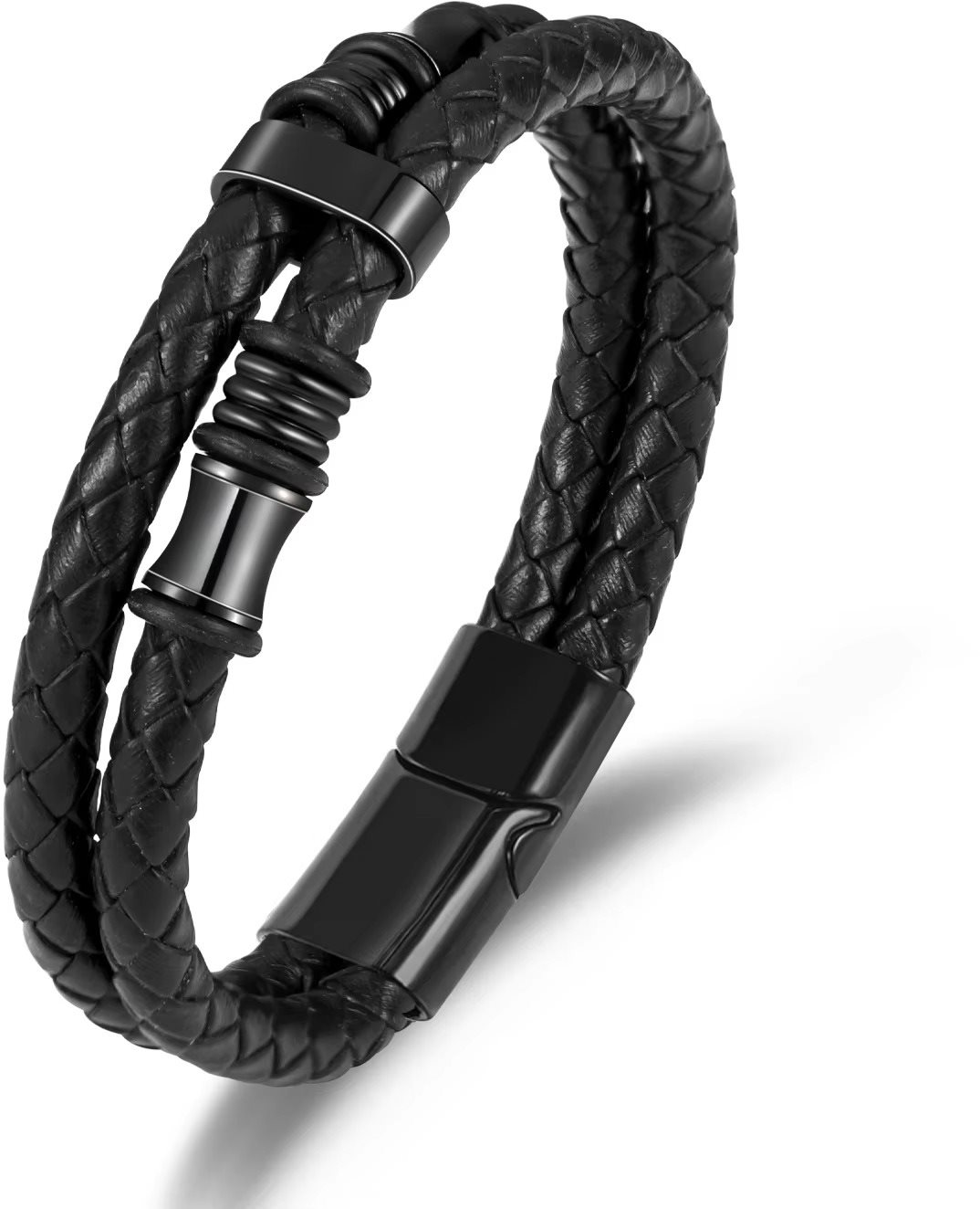 Predator Q1 bőr karkötő - BXXG221 - 25 cm