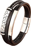 Leather bracelet - BXXG6401 - 21,5cm - Bracelet