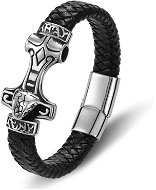Leather bracelet - cobra BXG6097 - 21,5cm - Bracelet