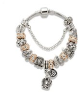 A'la Pandora style bracelet - B15325-1 - 19cm - Bracelet