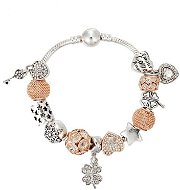 A'la Pandora style bracelet - B17035-1 - 18cm - Bracelet