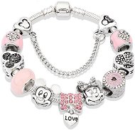 A'la Pandora style bracelet - Mickey Minnie / P10929-1 - 18cm - Bracelet