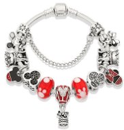 Bracelet in A´la Pandora style - Mickey Minnie / P10929-911-1 - 18cm - Bracelet