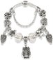 Bracelet in A´la Pandora style - Owl P10887 - 18cm - Bracelet