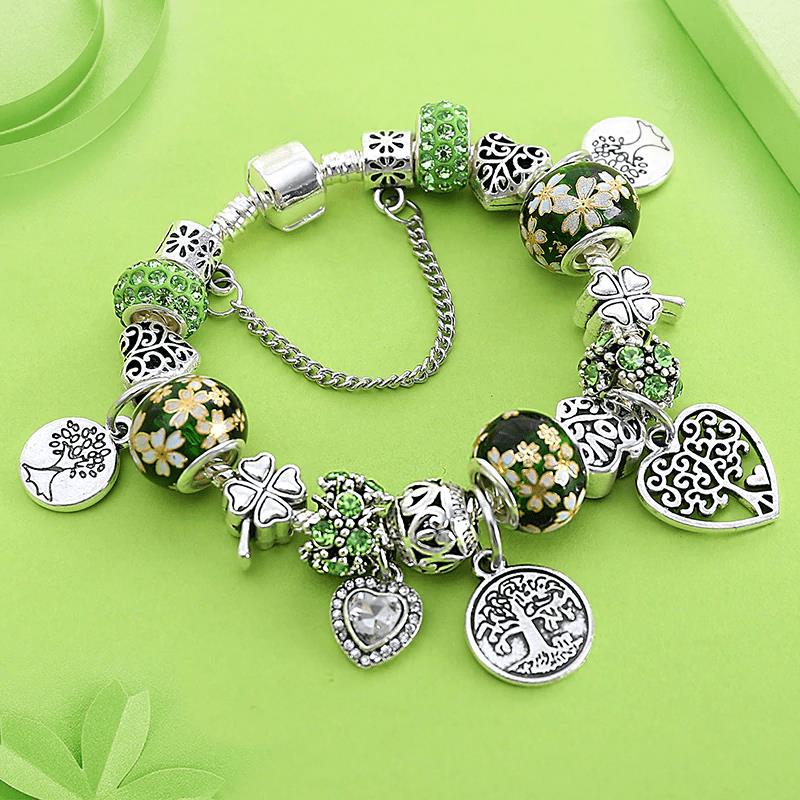 Green on sale pandora bracelet