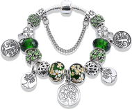 A'la Pandora style bracelet - tree of life 829 green-1 - 21cm - Bracelet