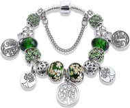 A'la Pandora style bracelet - tree of life 829 green-1 - 21cm - Bracelet