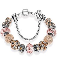 A'la Pandora style bracelet - gold B15168-1 - 20cm - Bracelet