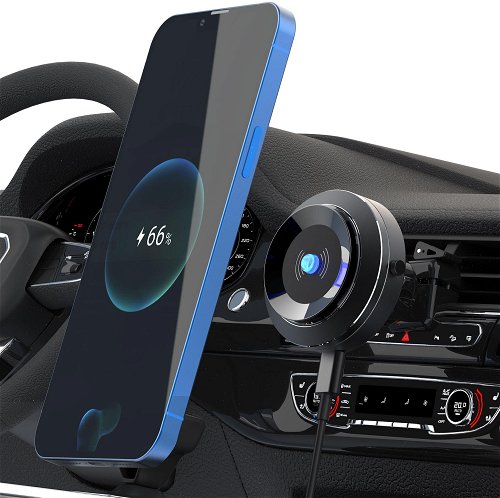 Wireless Car Charger Handyhalterung mit Saugnapf und