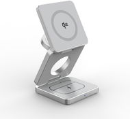MISURA MH08 Pro 3v1 SILVER - MagSafe bezdrátová nabíječka