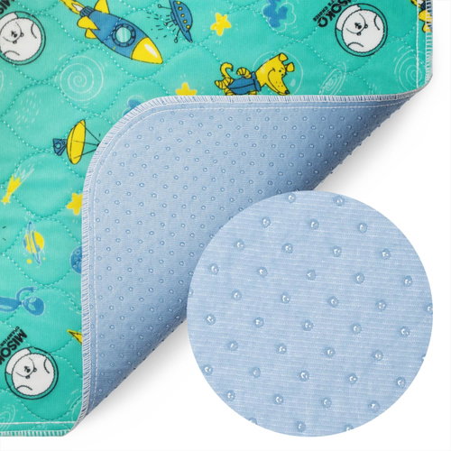 MISOKO & CO dog mat - rocket print 70 × 80 cm (pack of 2) - Absorbent Pad - Main image