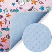 MISOKO & CO dog mat - seahorse print 80 × 140 cm (pack of 2) - Absorbent Pad