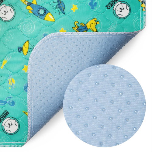 MISOKO & CO dog mat - rocket print 80 × 140 cm (pack of 2) - Absorbent Pad - Main image