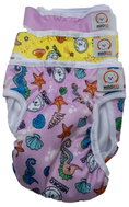 MISOKO & CO Washable nappies for females - FANTASY print MIX 3 pcs, sized 3 pcs. L - Dog Nappies