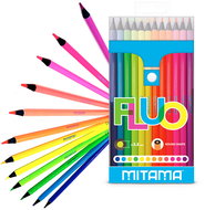MITAMA FLUO round 3.3 mm, 12 pcs - Coloured Pencils
