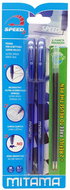 MITAMA Click-clip SPEED 3 blue / 0,7 mm / 2 + 2 refills - Stationery Set