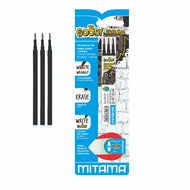 Mitama Refills + eraser for Goody pen black - 0,7 mm, 3 pcs - Erasable Pen Refill